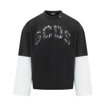 [GCDS] T-shirts Long Sleeve SS26 C1MBQC077J080 999A