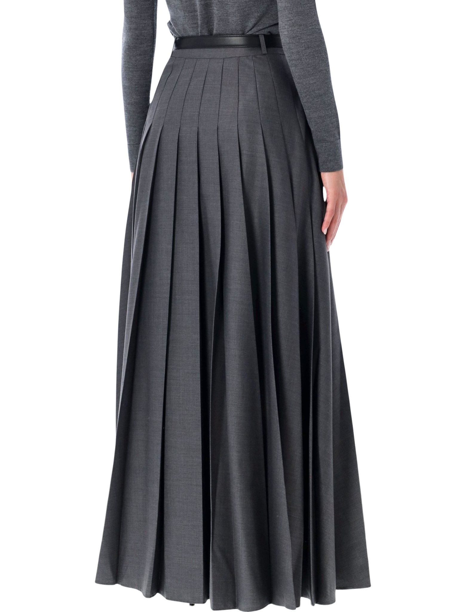 [SELF PORTRAIT] Long skirt FW26 PF26137XSKGRGREY