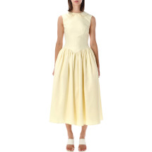 [SELF PORTRAIT] Sleeveless dress FW26 PF26077MAYYELLOW