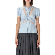 [SELF PORTRAIT] Blouse FW26 PF26017TBLLIGHT BLUE