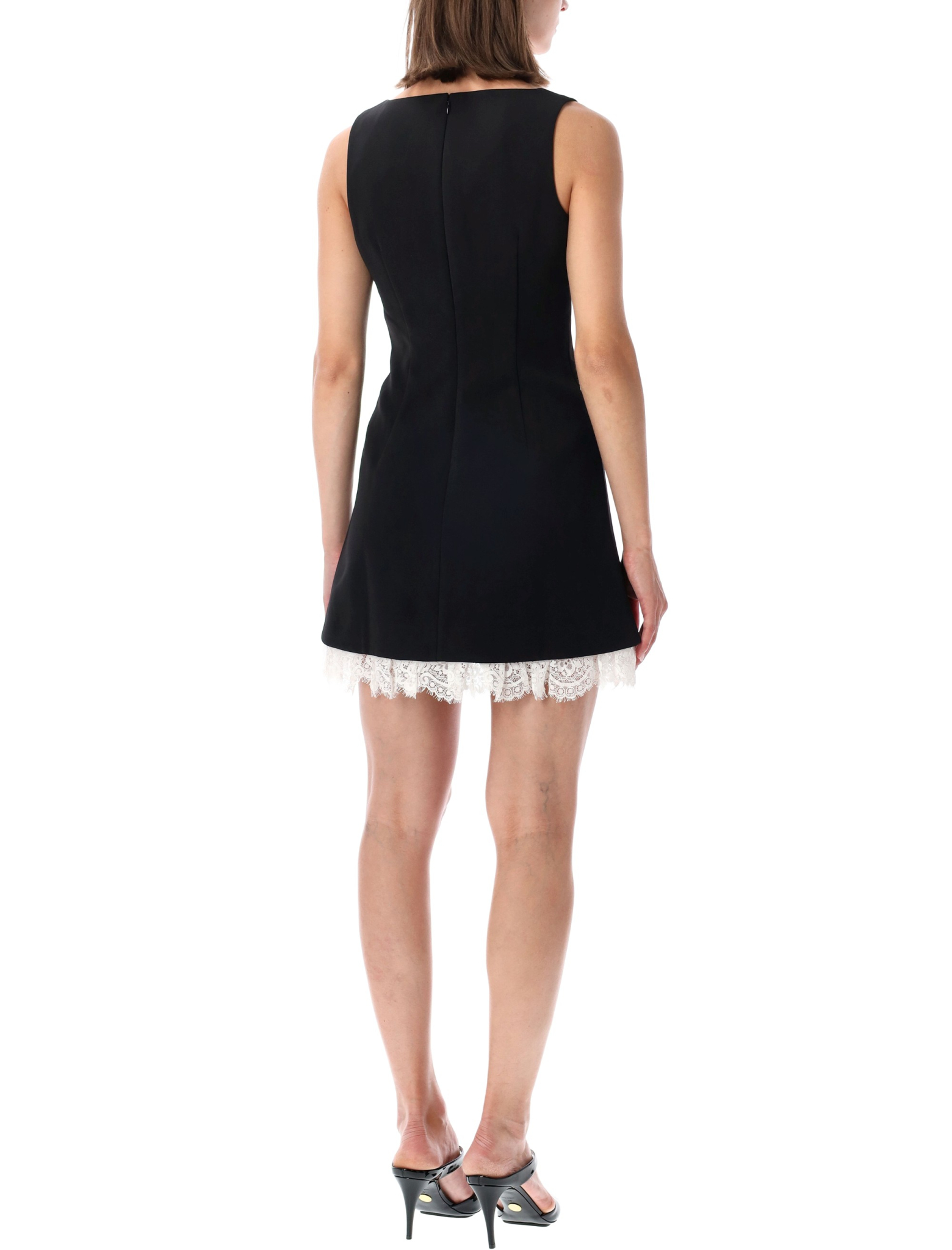 [SELF PORTRAIT] Sleeveless dress FW26 PF26004SBBLACK