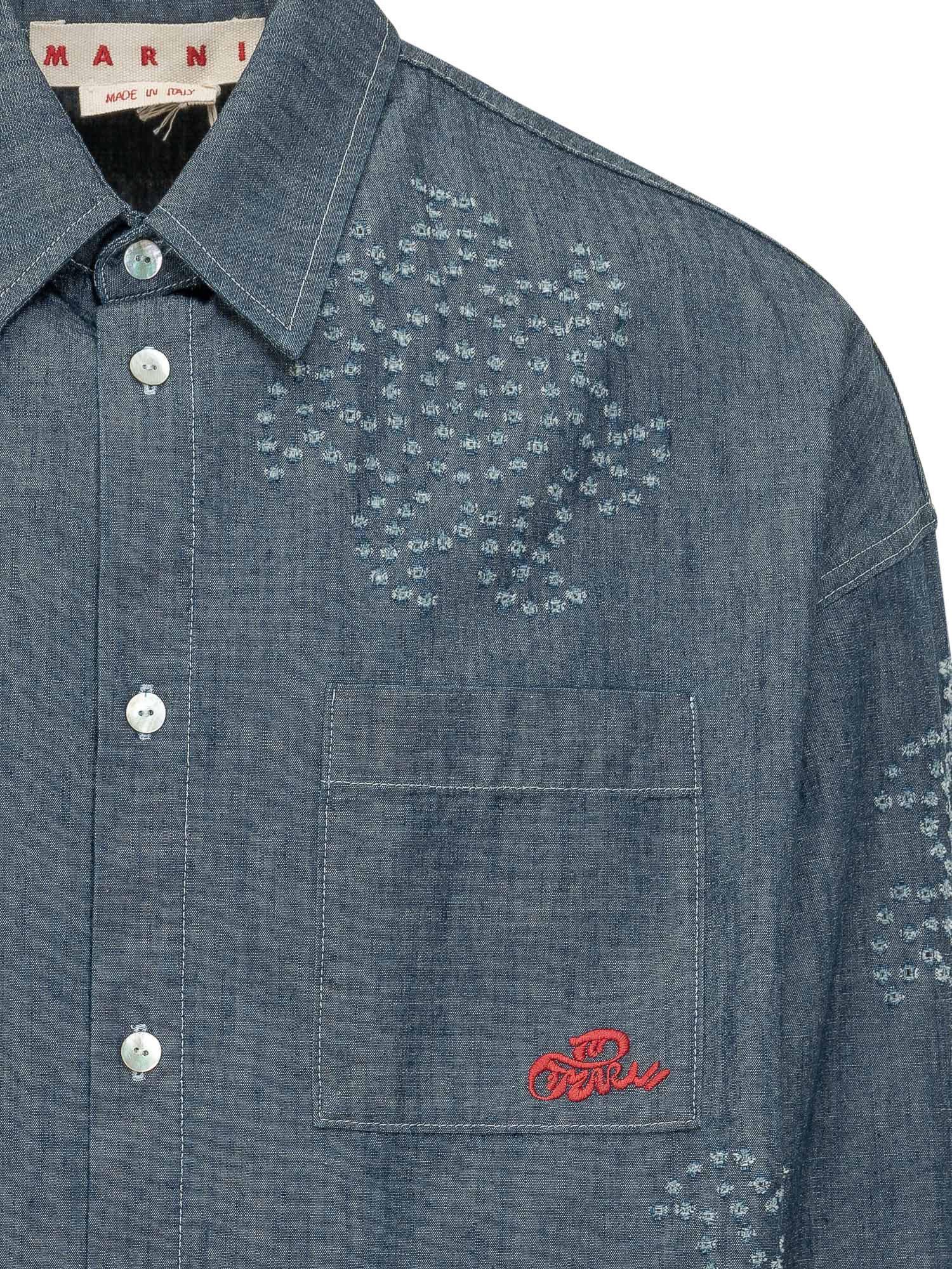 [Marni] Shirts Long Sleeve SS26 CUJU0061S4USCY72 PCB74