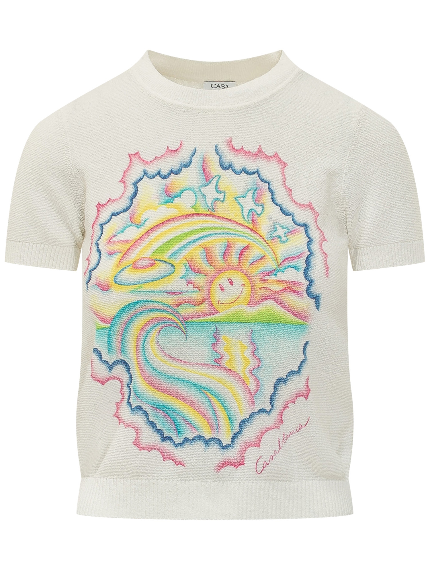 [Casablanca] T-shirts Short Sleeve SS26 WSP26KW1250 01
