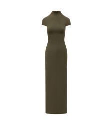 [Solace London] Sleeveless dress SS26 OS46037 DARKOLIVE