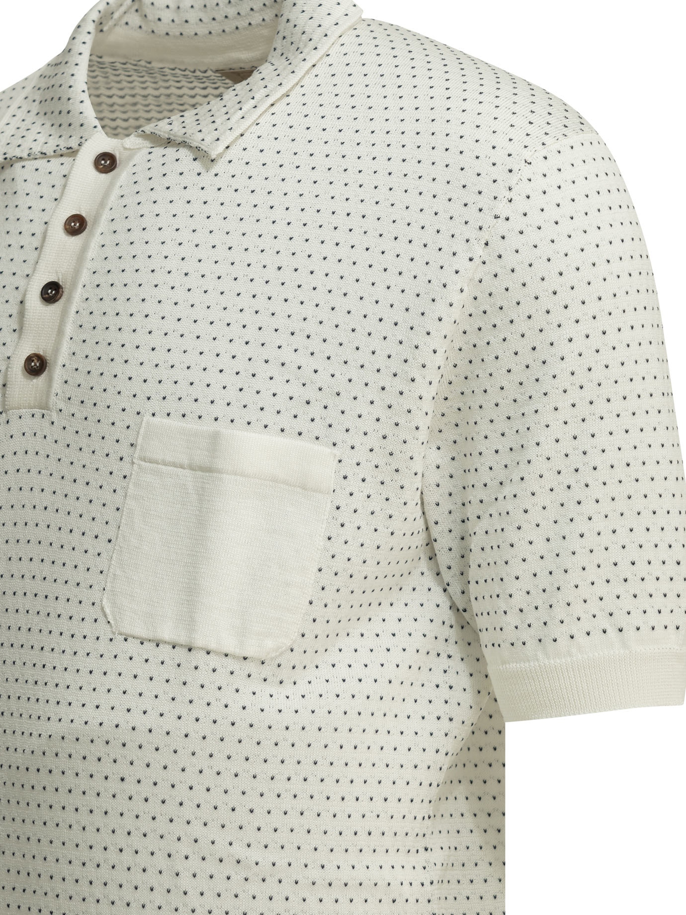 [Rakki] Shirts Short Sleeve SS26 JUNEAUPANNA-BLEU