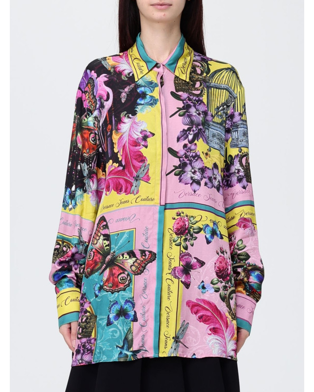 [VERSACE JEANS COUTURE] Shirts Long Sleeve FW25 79HAL2P4NS705 459