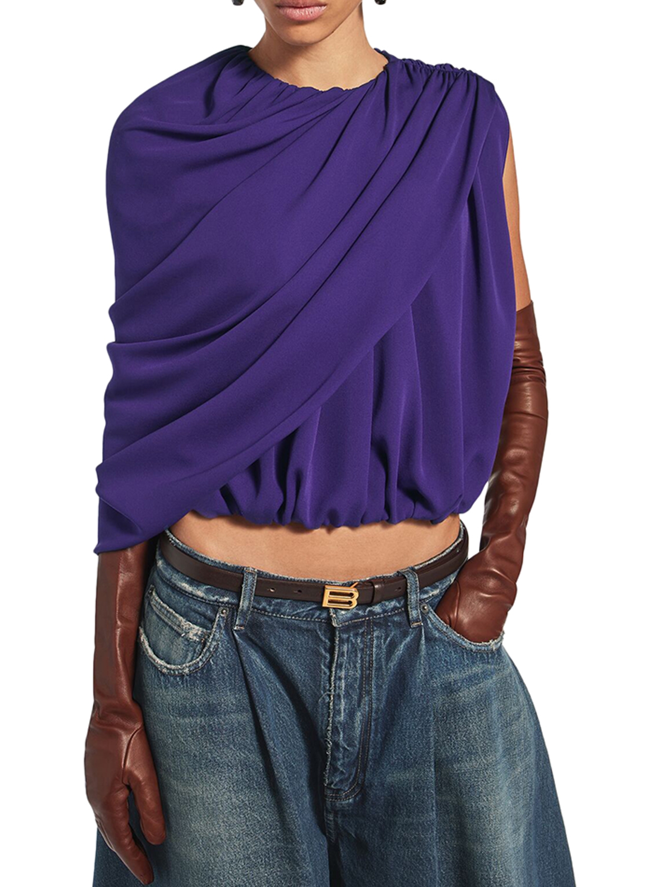 [Balenciaga] Blouse FW26 A002BXTUN145210 PURPLE