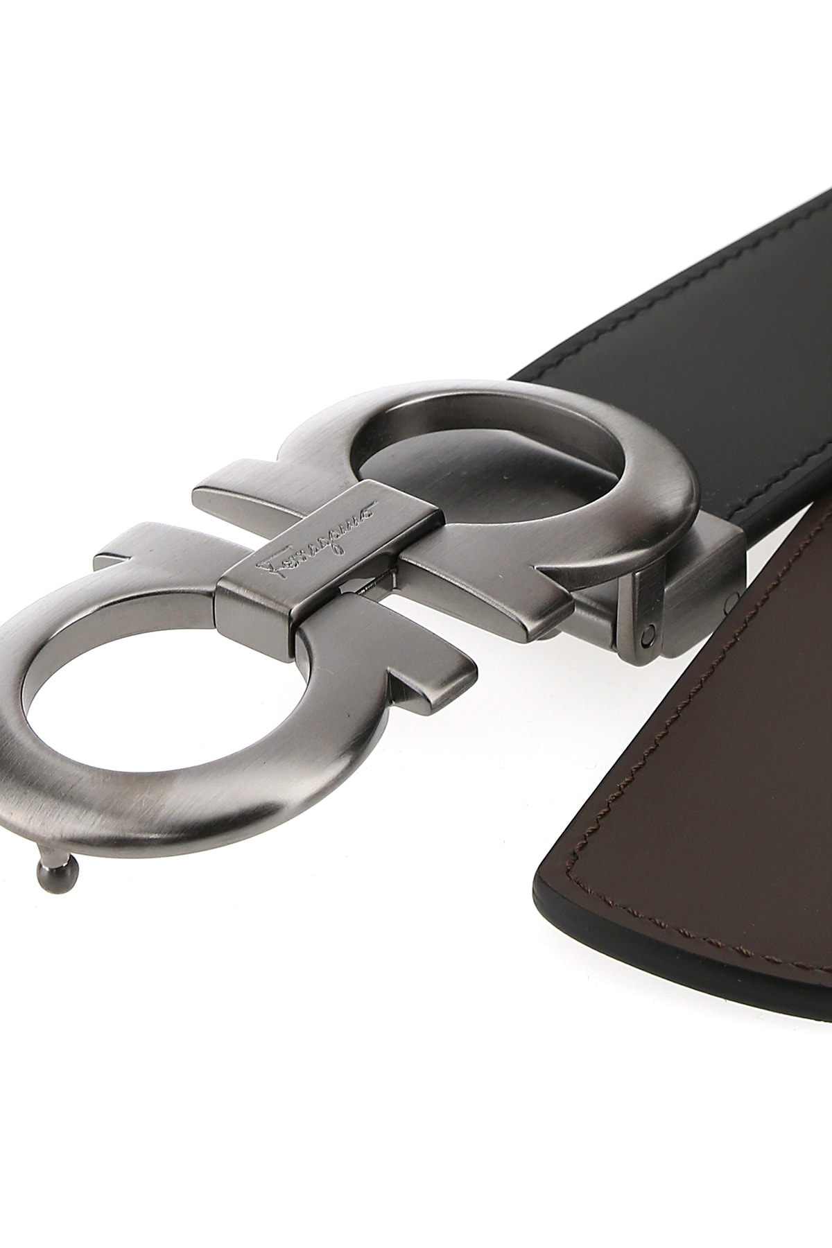 [Salvatore Ferragamo] Belt FW26 675542464231 NEROHICKORY