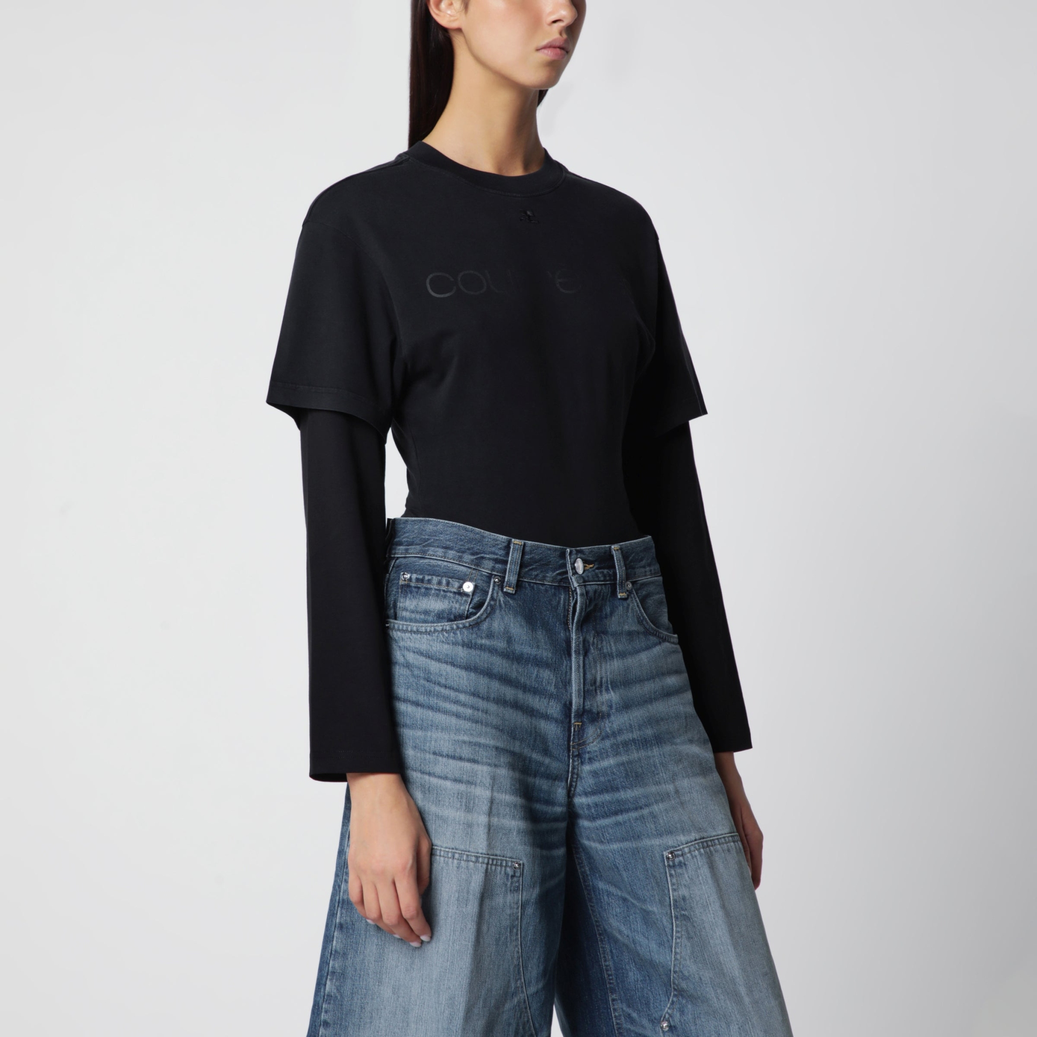 [Courreges] T-shirts Long Sleeve FW26 326JTS275JS0305