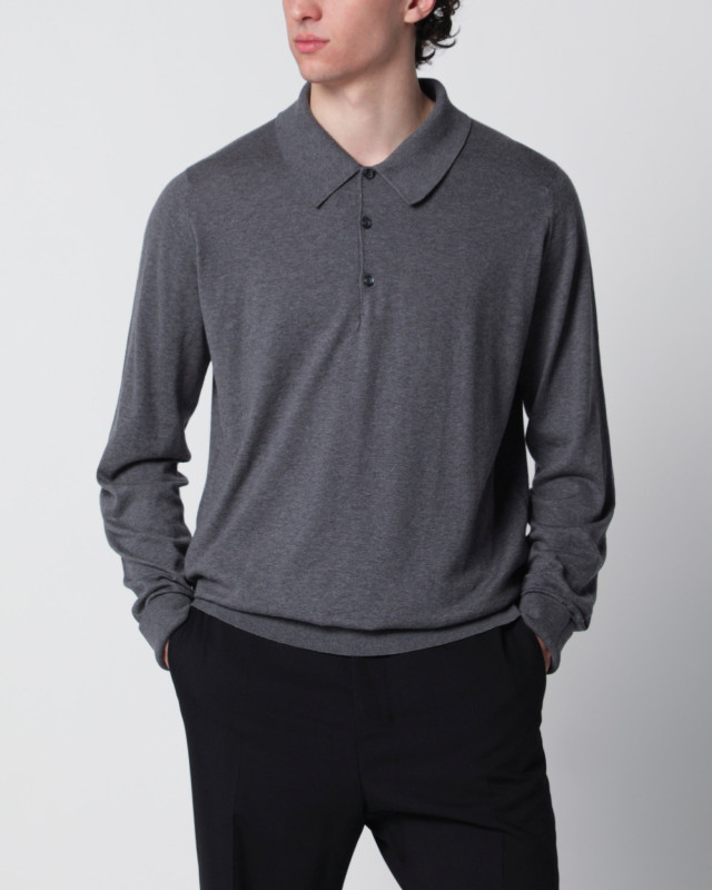 [JOHN SMEDLEY] T-shirts Long Sleeve SS26 FINCHLEYCO