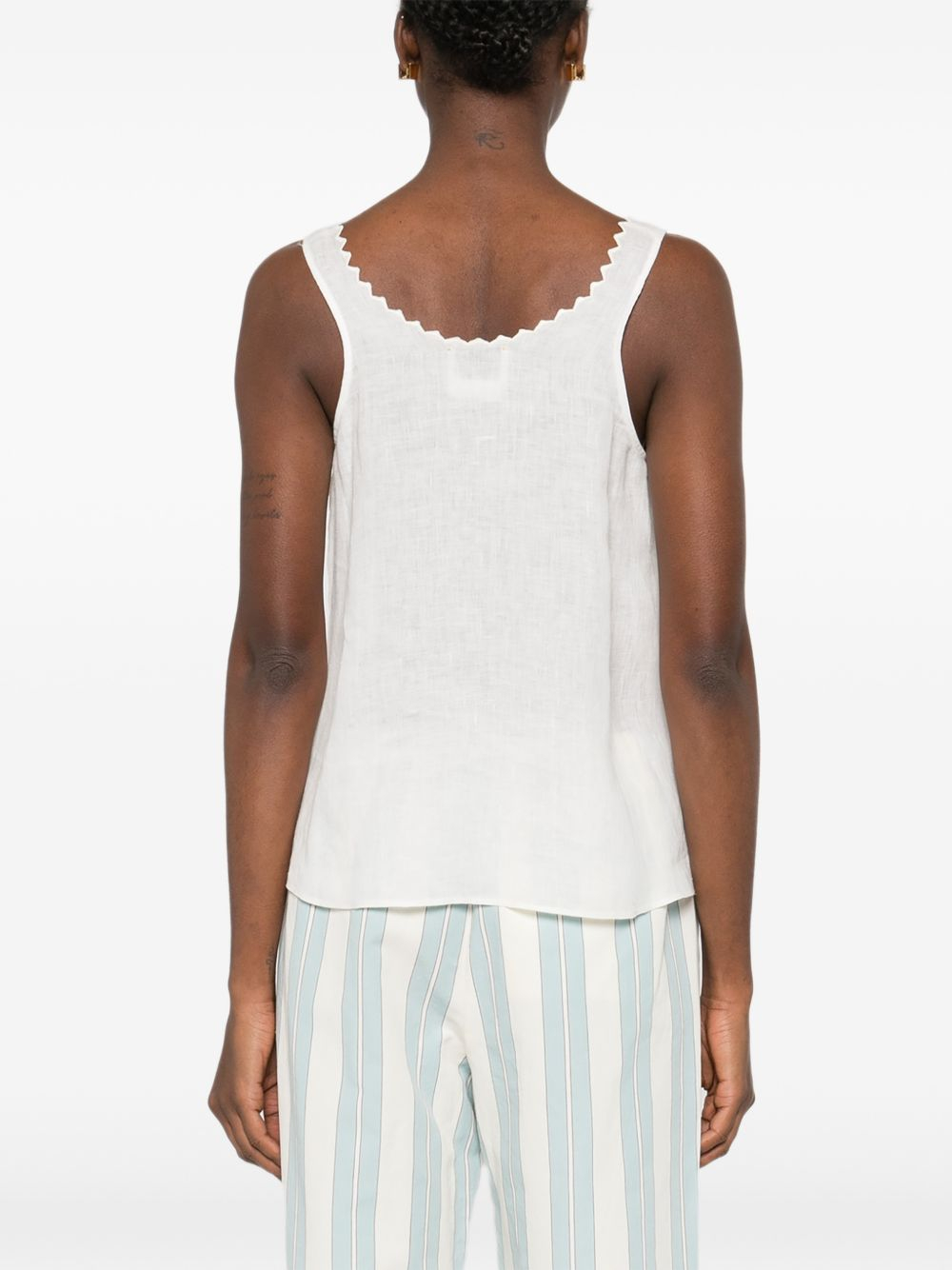 [Forte Forte] T-shirts Sleeveless SS26 14830MYTOPCRYSTAL