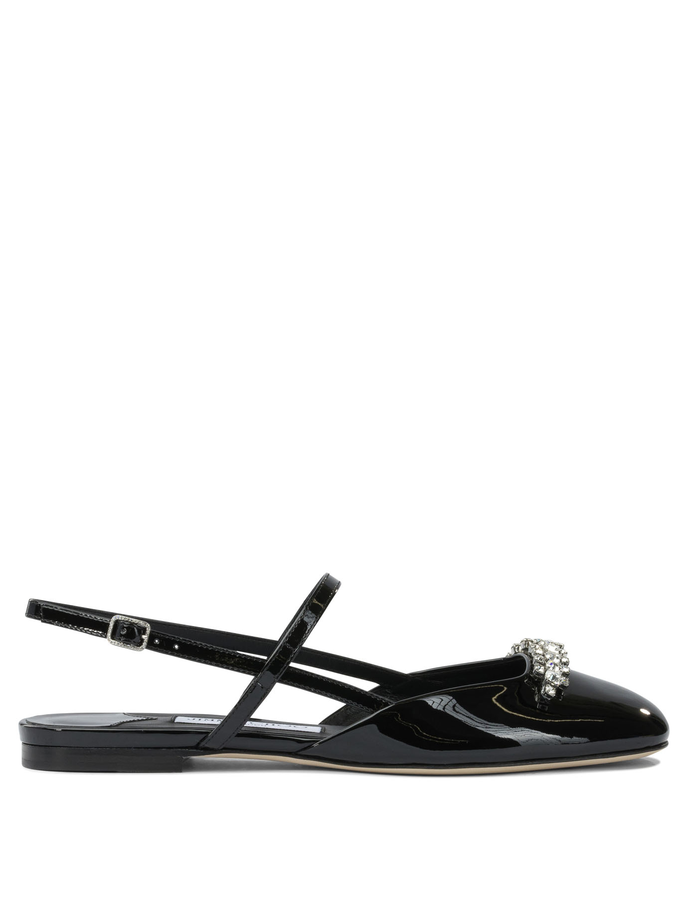 [Jimmy Choo] Sandals SS26 BELINDA SB FLATPATBLACK
