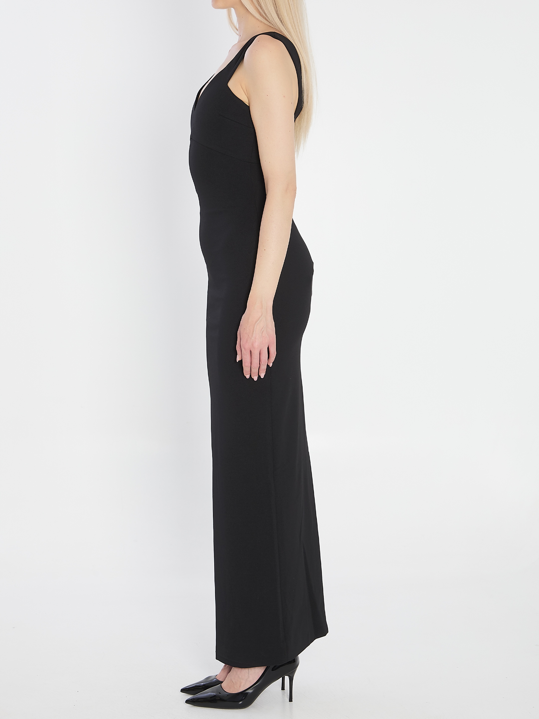 [Solace London] Sleeveless dress FW25 OS44044__BLACK