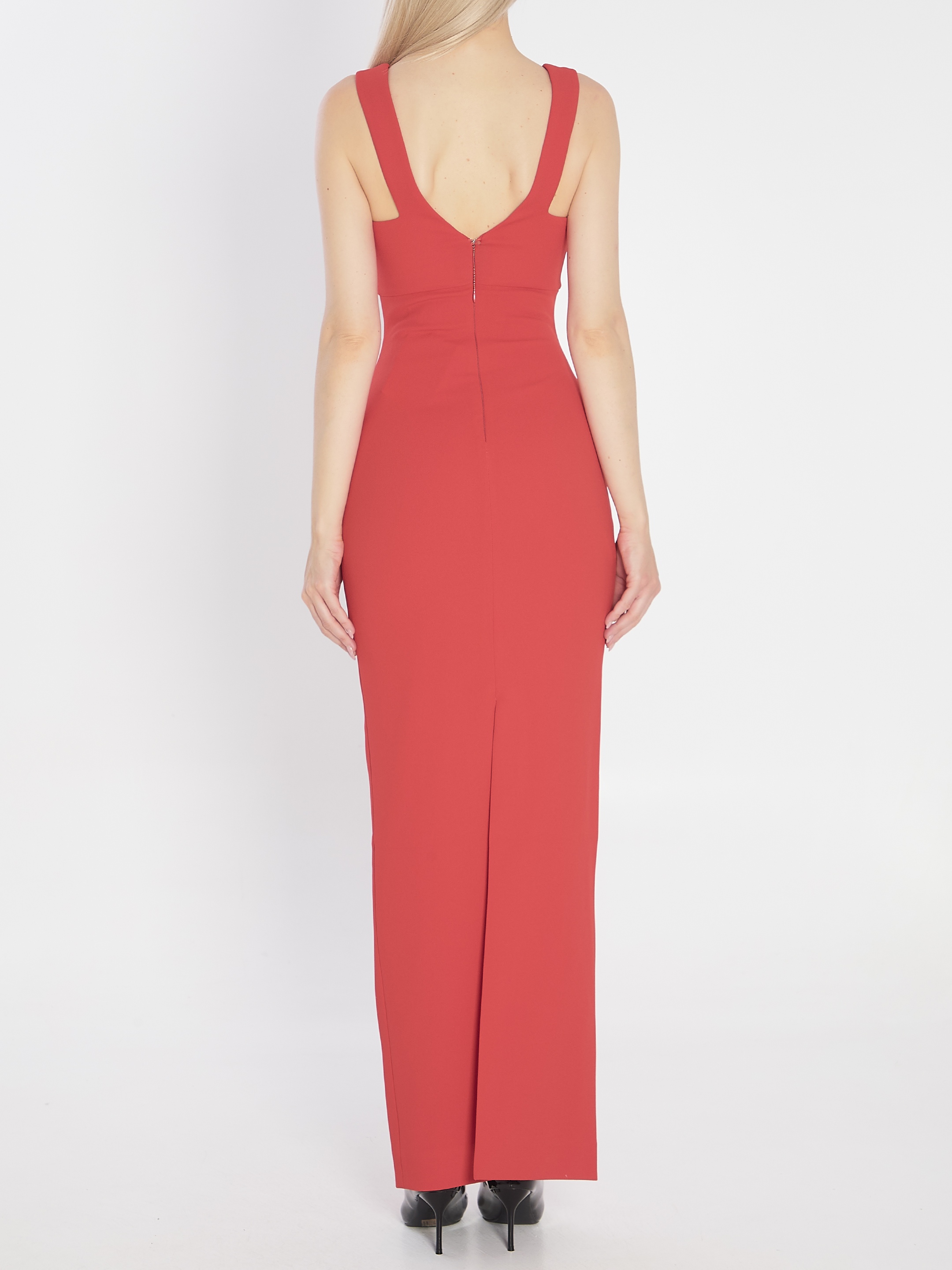 [Solace London] Sleeveless dress FW25 OS44044__RED