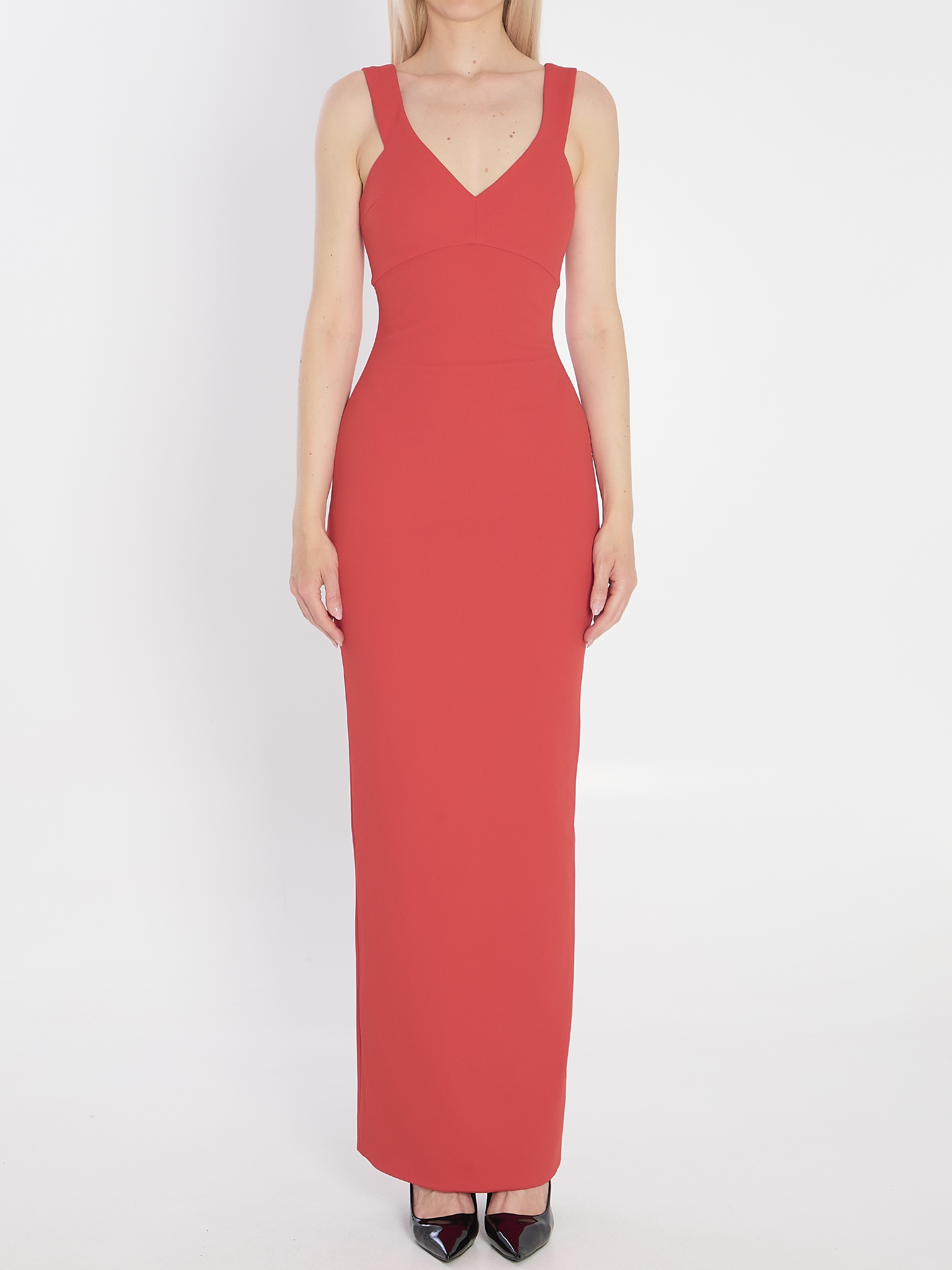[Solace London] Sleeveless dress FW25 OS44044__RED