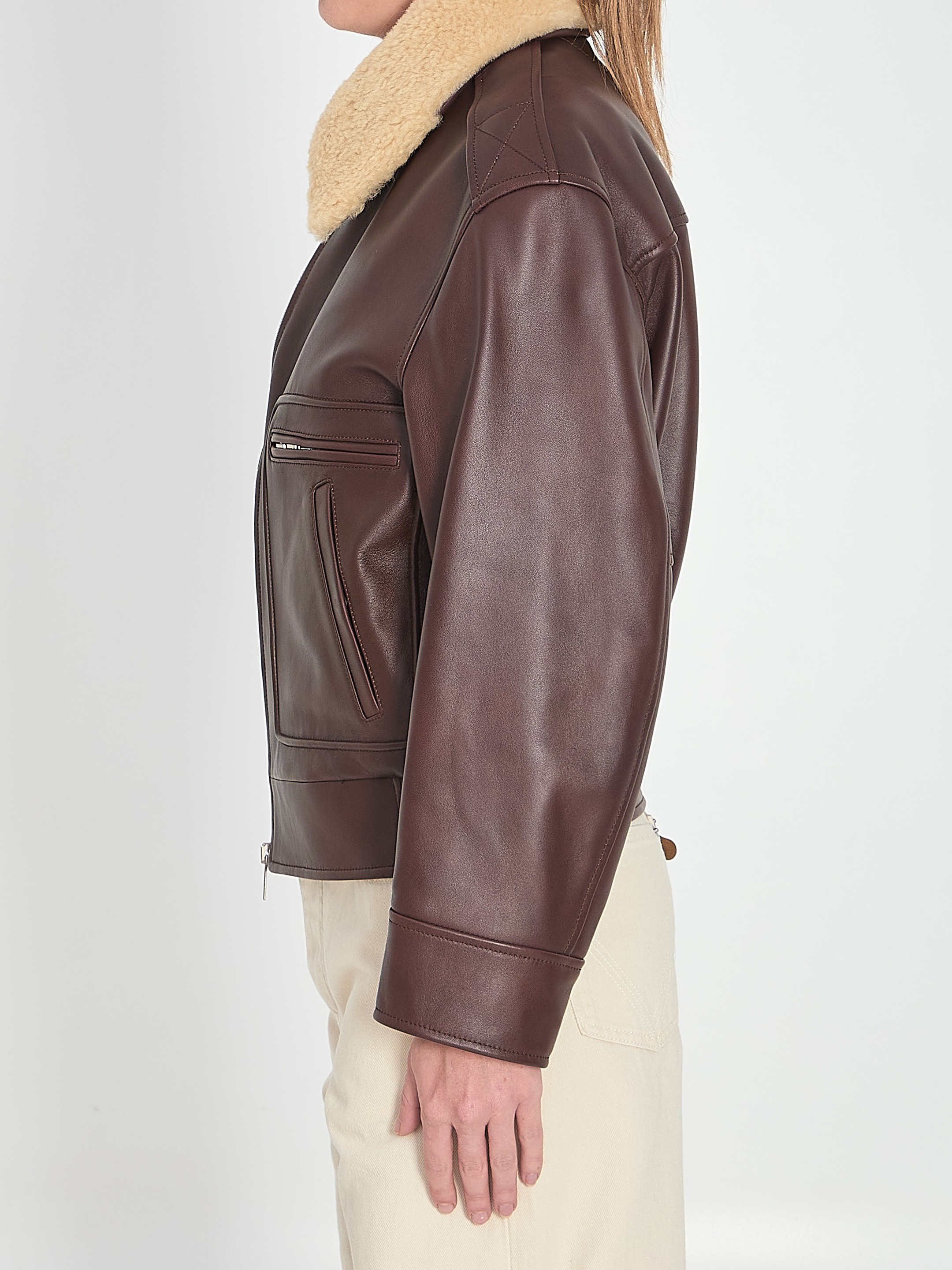 [Bottega Veneta] Leather Jacket FW25 832380_V5MF0_2107