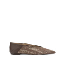 [Ammb Milano] Flat shoes SS26 7110028PALHA CAFFENAPPA CAFFE