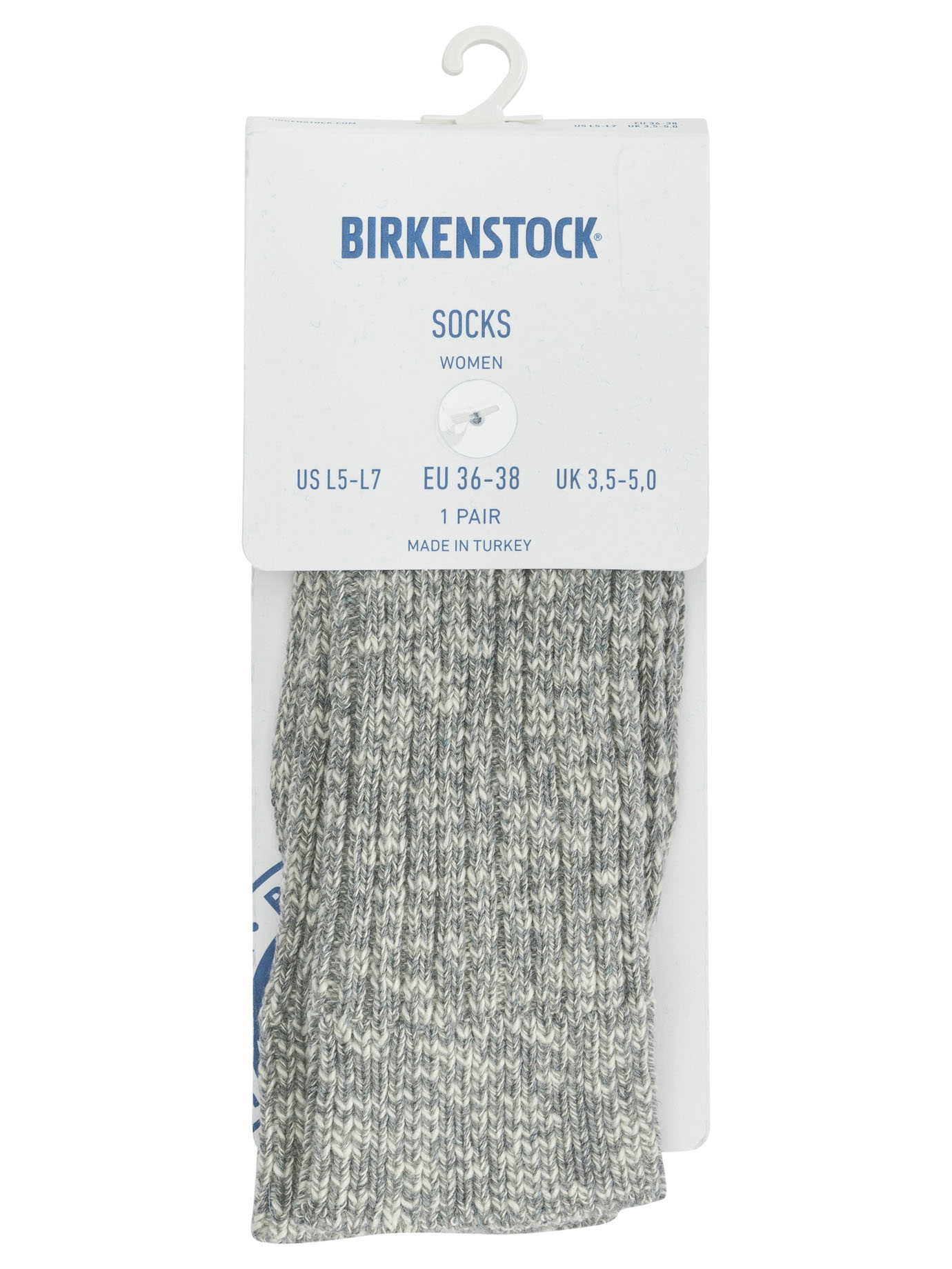 [Birkenstock] Socks SS26 1008032GRAY WHITE