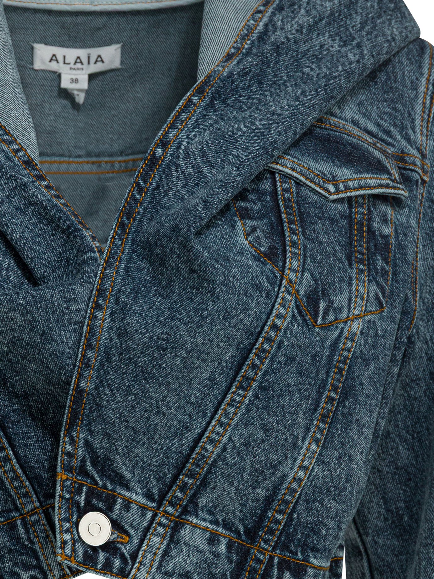 [Alaia] Denim Jacket SS26 AA9V0306T535C524