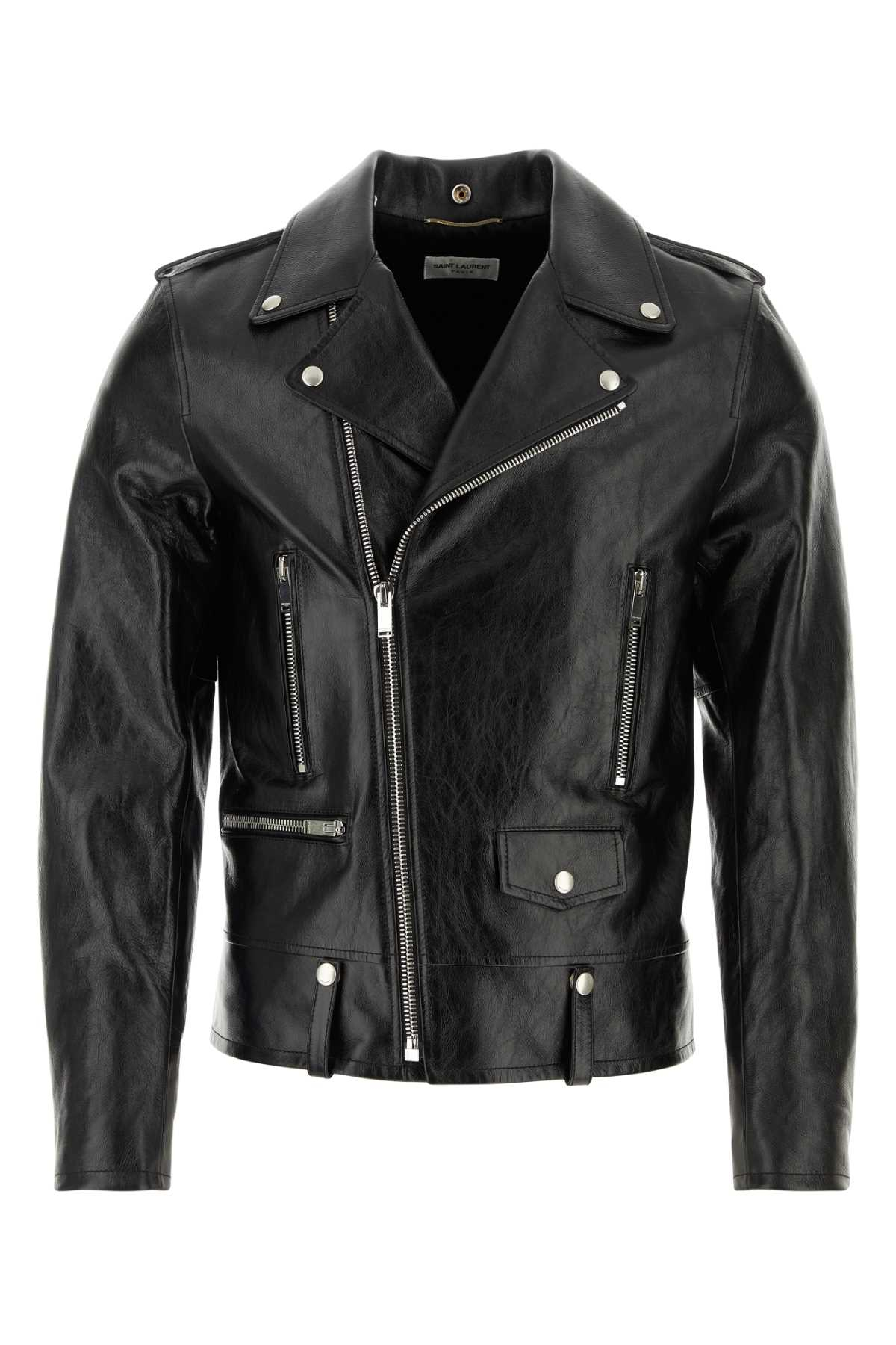 [Saint Laurent] Leather Jacket FW26 484284YC2NI 1000