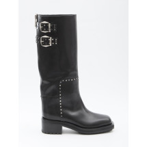 [Jimmy Choo] Long Boots FW25 BROOKLYNKB50_UMJ_BLACK/SILVER