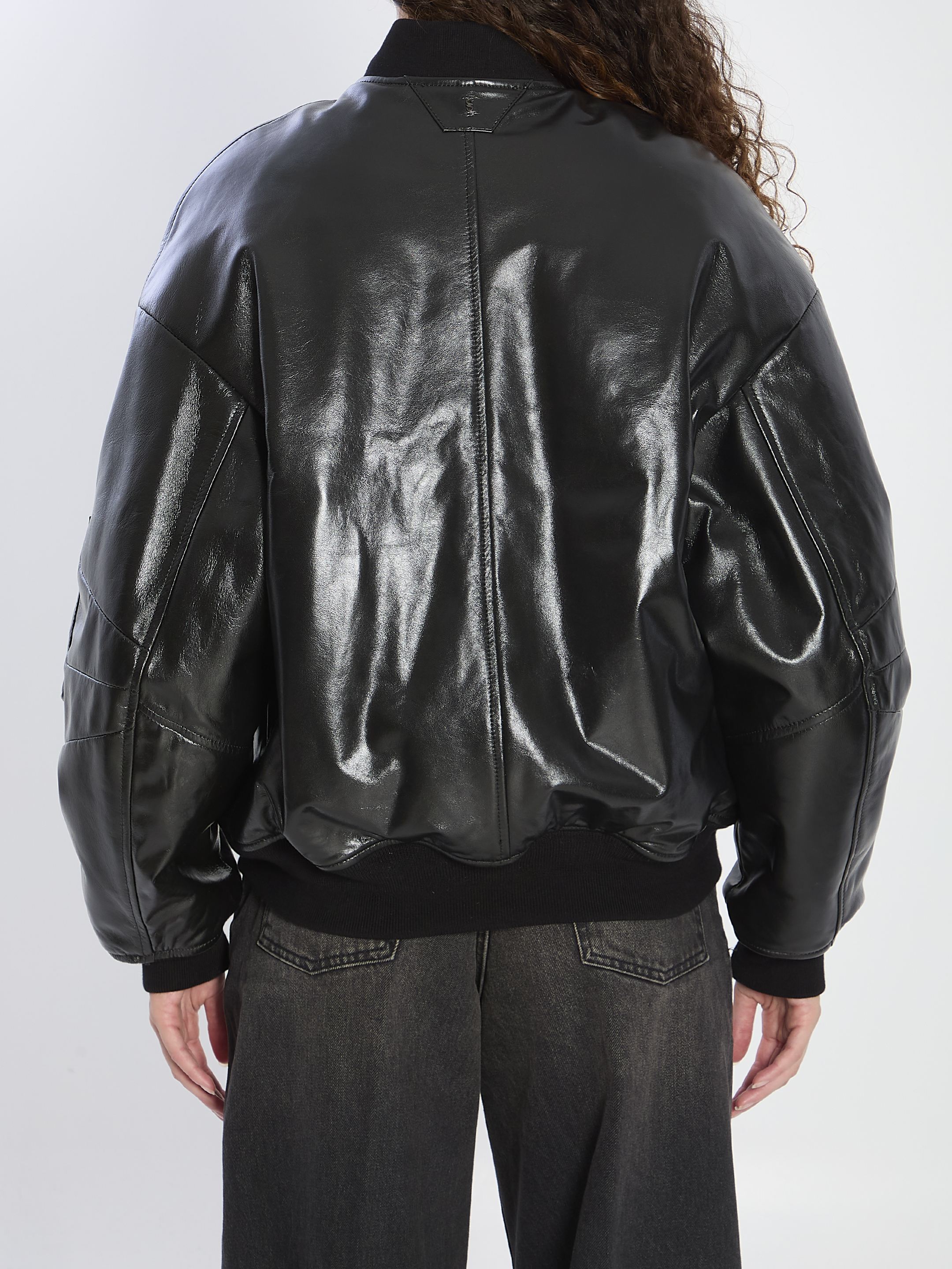[SALVATORE SANTORO] Leather Jacket FW25 49071__BLACK