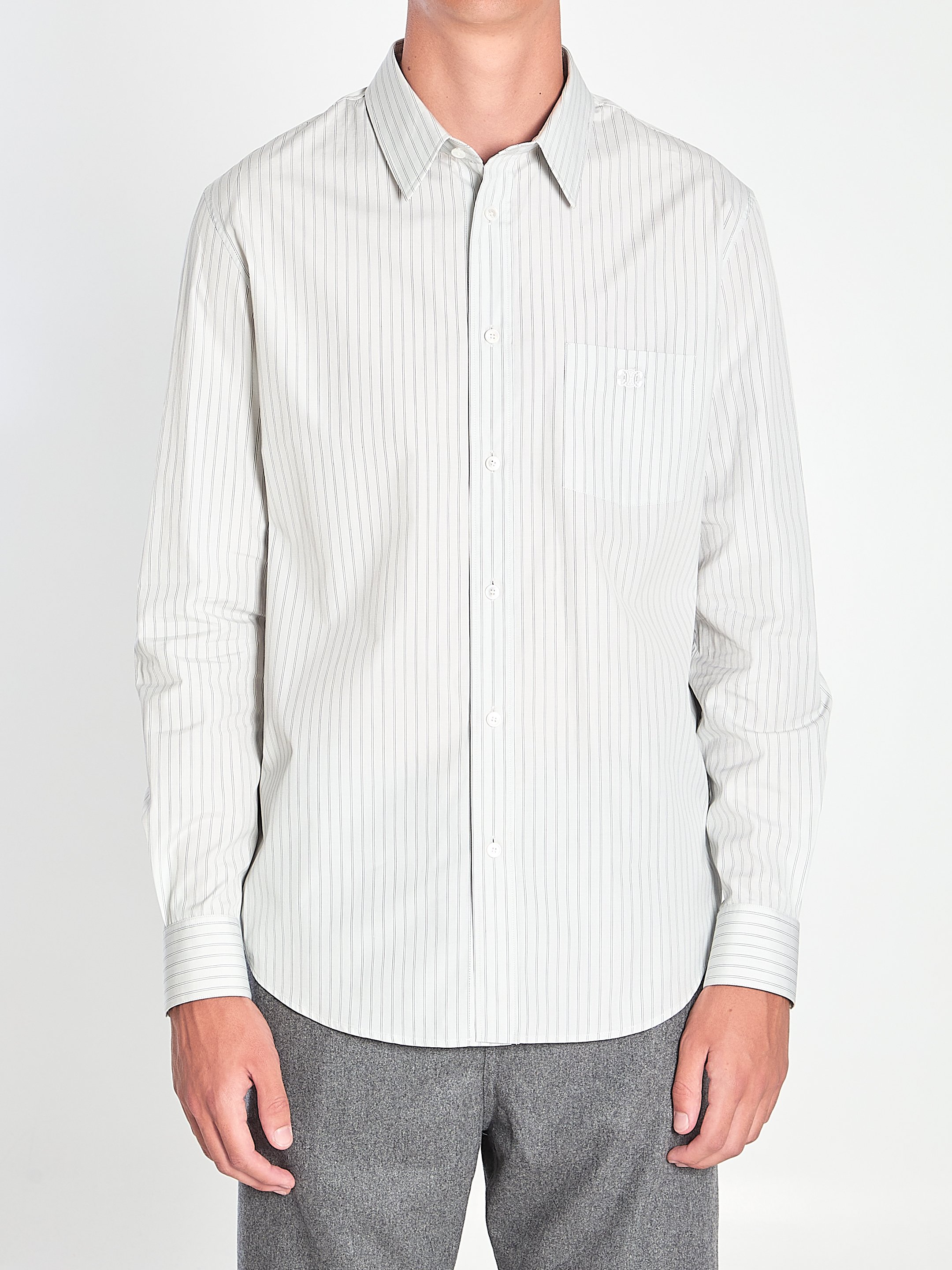 [Celine] Shirts Long Sleeve FW25 2C982841W__98CZ