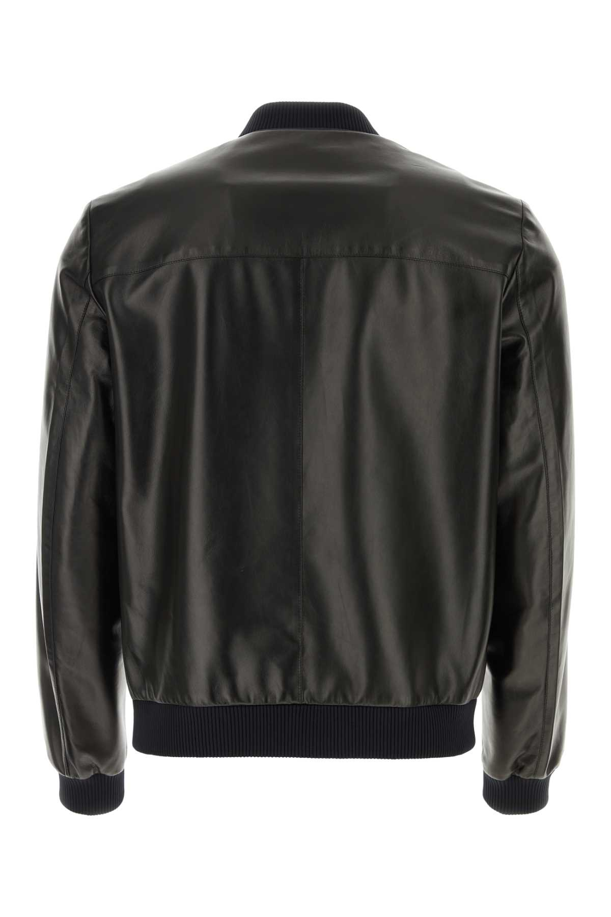 [Prada] Leather Jacket FW26 UPW280SOOO038 F0002