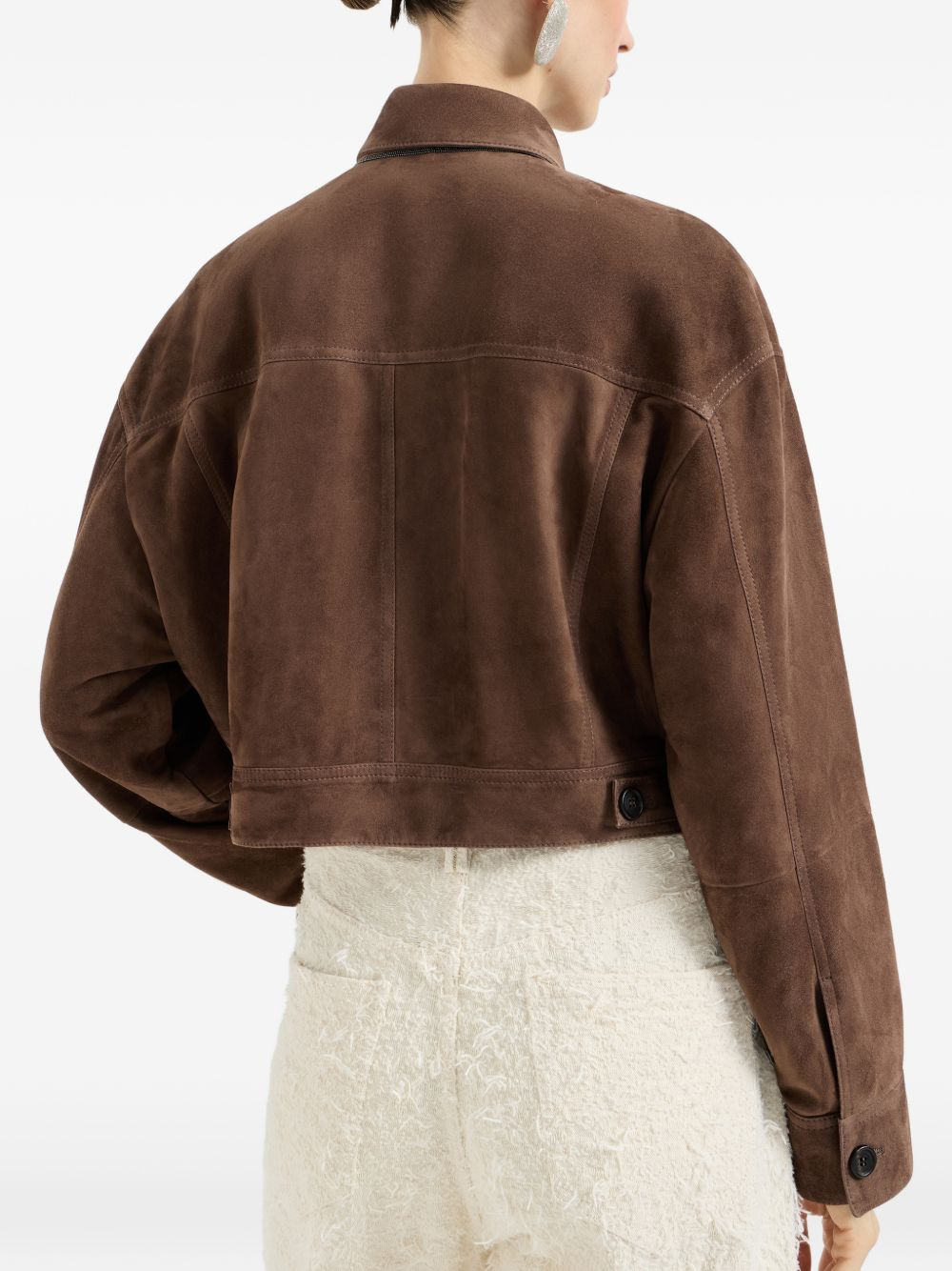 [Brunello Cucinelli] Leather Jacket SS26 MPCAI7802C4219