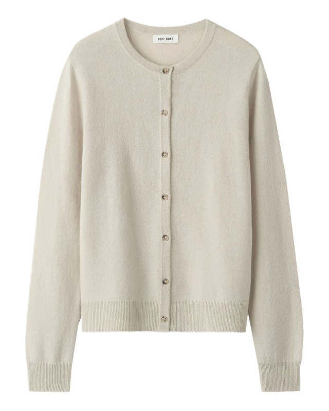 [SOFT GOAT] Cardigan SS26 FW25SF2204512007CHALK