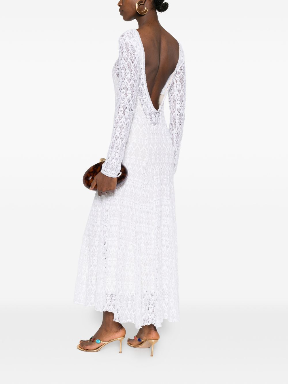 [Forte Forte] Long sleeve dress SS26 14896MYDRESSCRYSTAL