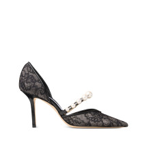 [Jimmy Choo] Pumps SS26 AURELIE85DRJBLACK/WHITE