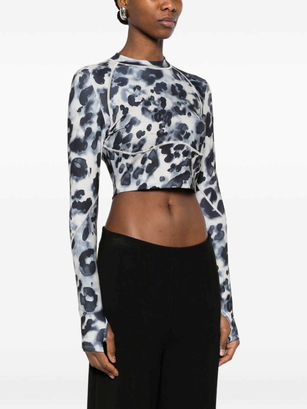 [Adidas By Stella McCartney] T-shirts Long Sleeve SS26 JY8164WONALU/BLACK