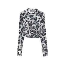 [Adidas By Stella McCartney] T-shirts Long Sleeve SS26 JY8164WONALU/BLACK
