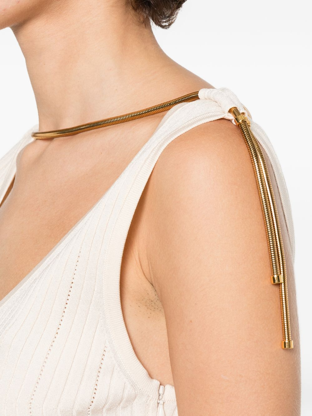 [ELISABETTA FRANCHI] Sleeveless dress SS26 AM18S61E2193