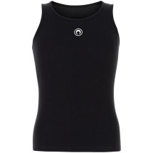 [MARINE SERRE] T-shirts Sleeveless SS26 MTT081ACJER0011BK99