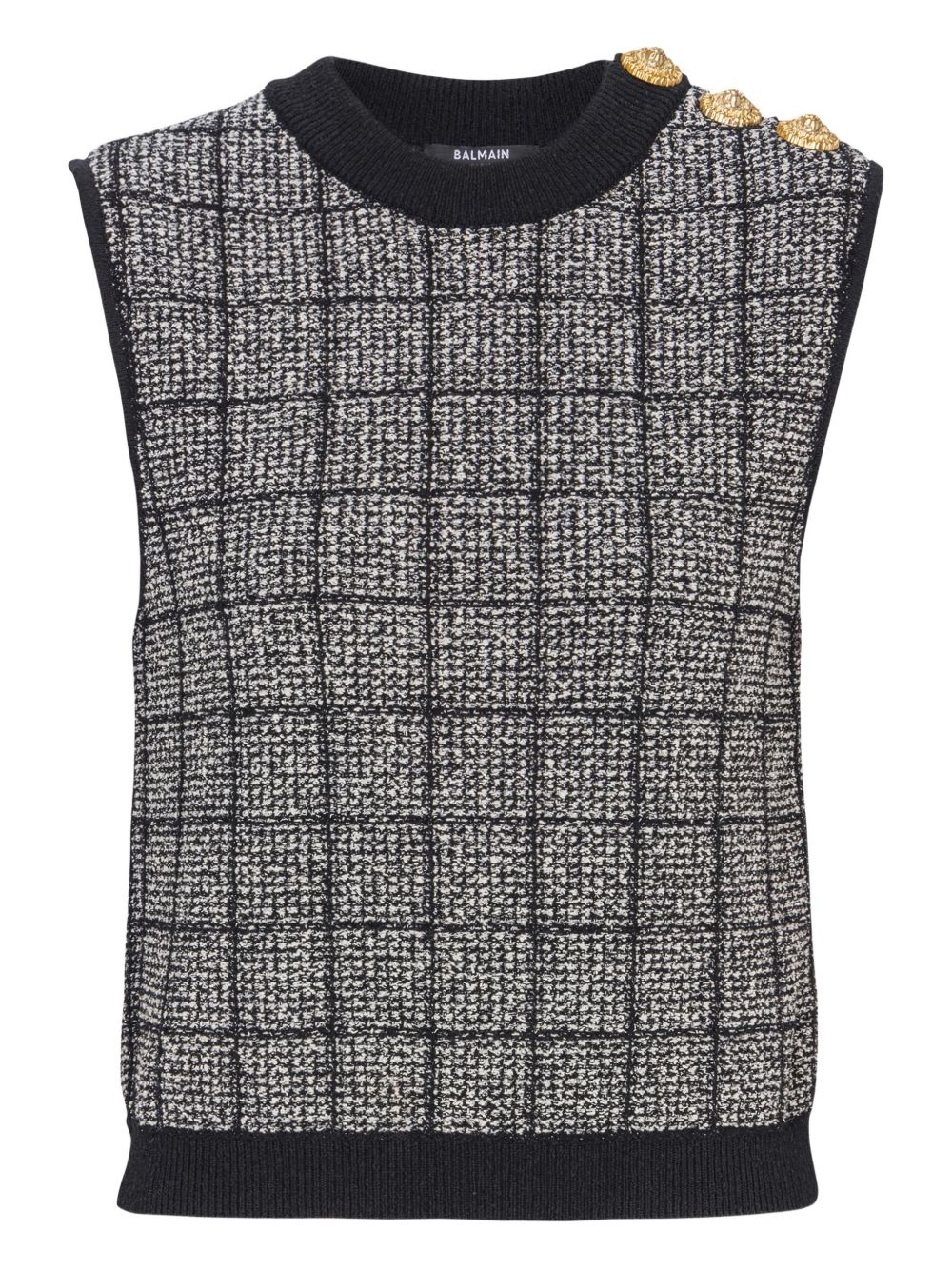 [Balmain] T-shirts Sleeveless SS26 GF1AG850KJ48EER