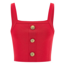 [Balmain] T-shirts Sleeveless SS26 GF1AA415KJ434PK