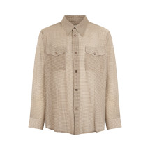 [Our Legacy] Shirts Long Sleeve SS26 M2262PHG_HAZELGRIDCLOUDCOTTONSILK
