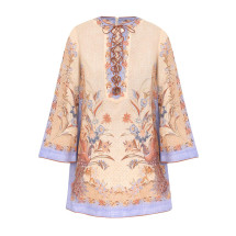 [Zimmermann] Long sleeve dress FW26 8076DSS262BSFL