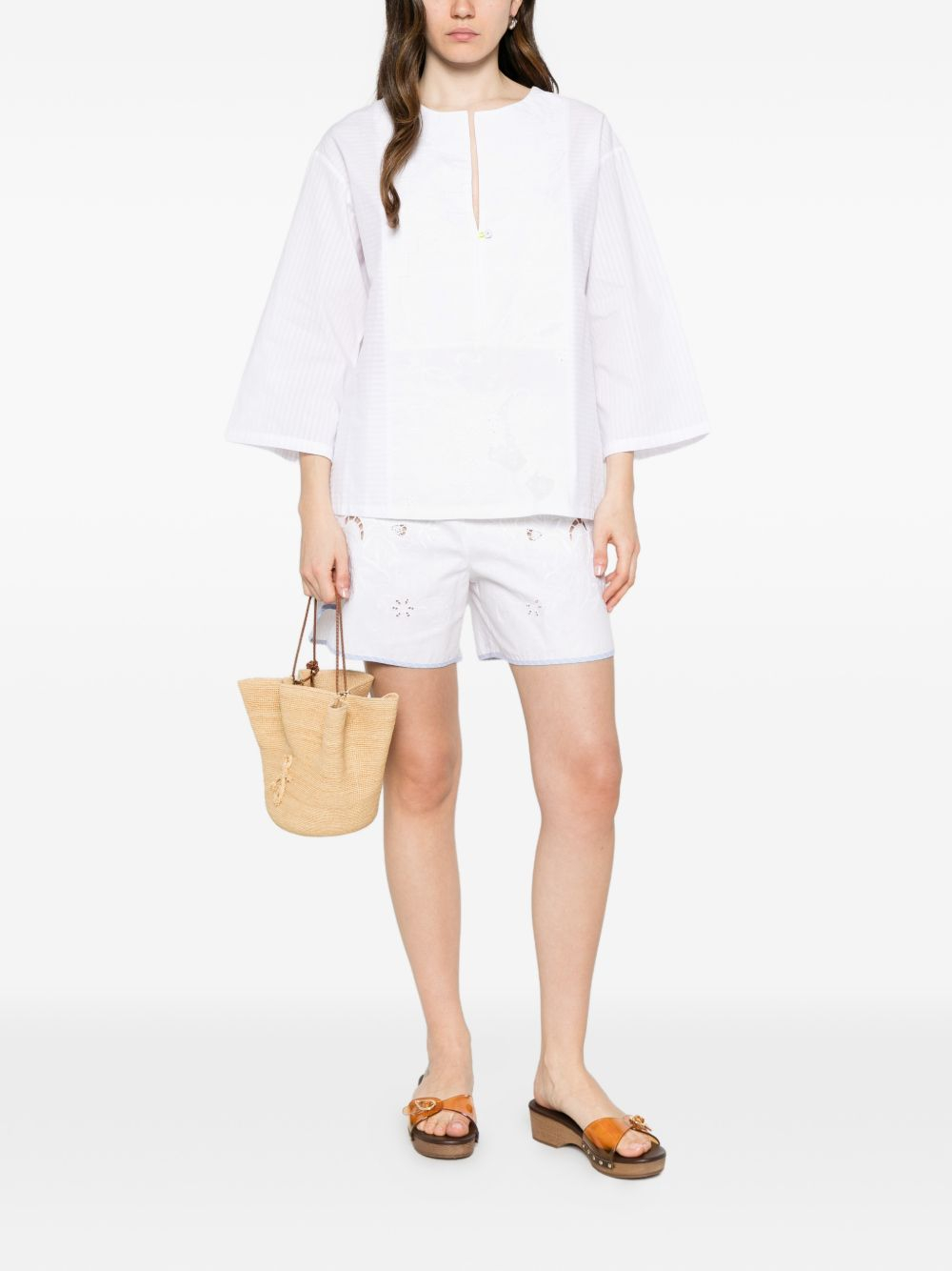[RELAX RE-LUX] Blouse SS26 GARDONEALLWHITE