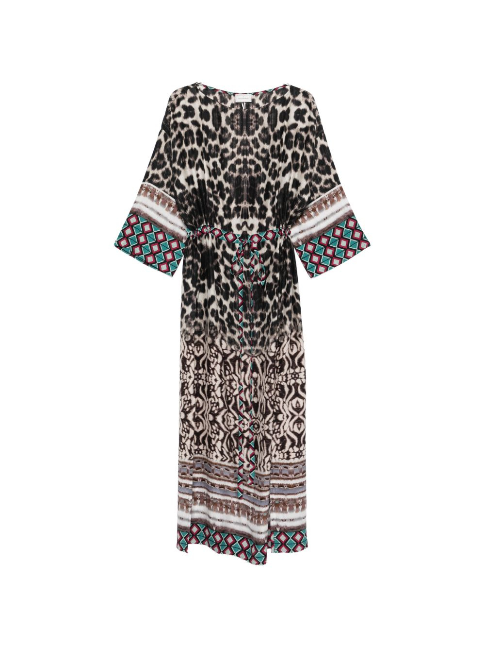 [Pierre Louis Mascia] Long sleeve dress SS26 TETRIS/SV-AB12178101518103
