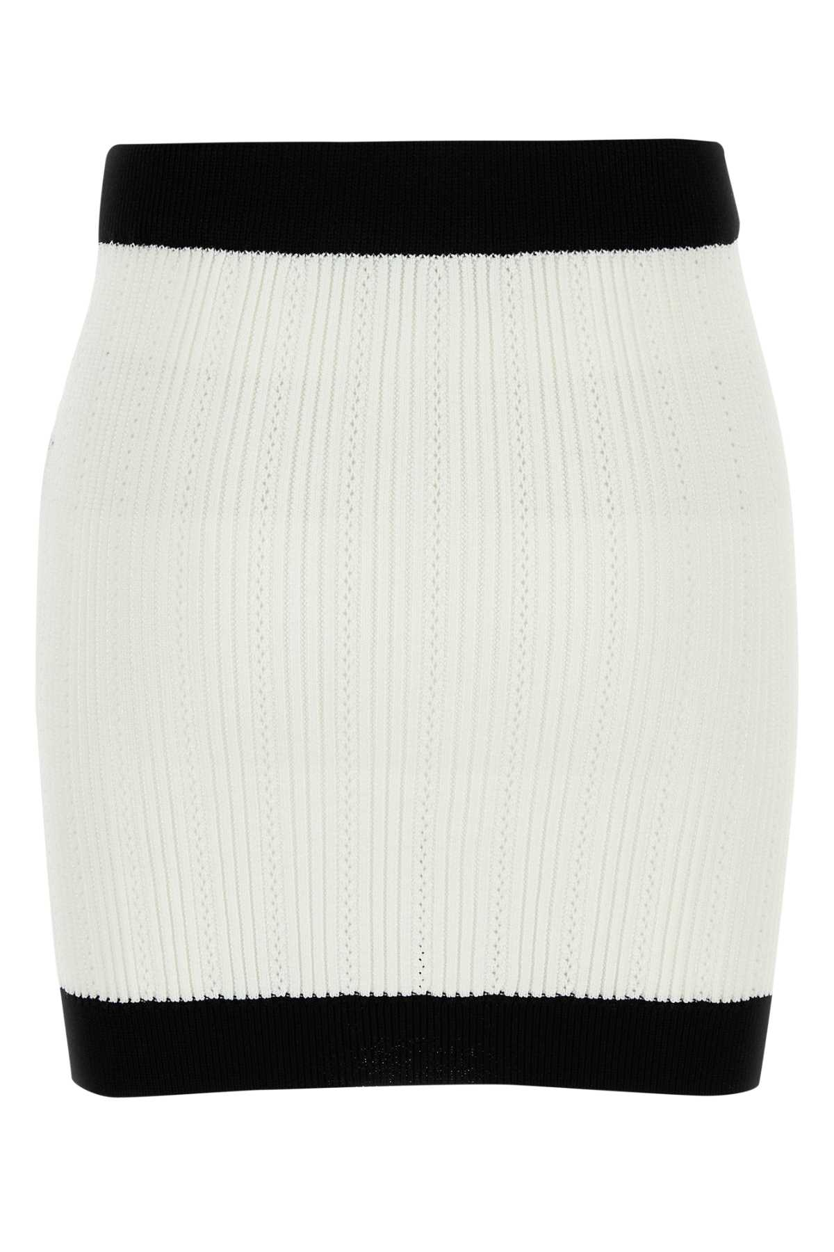 [Balmain] Mini skirt FW25 FF1LB039KI64 GAB
