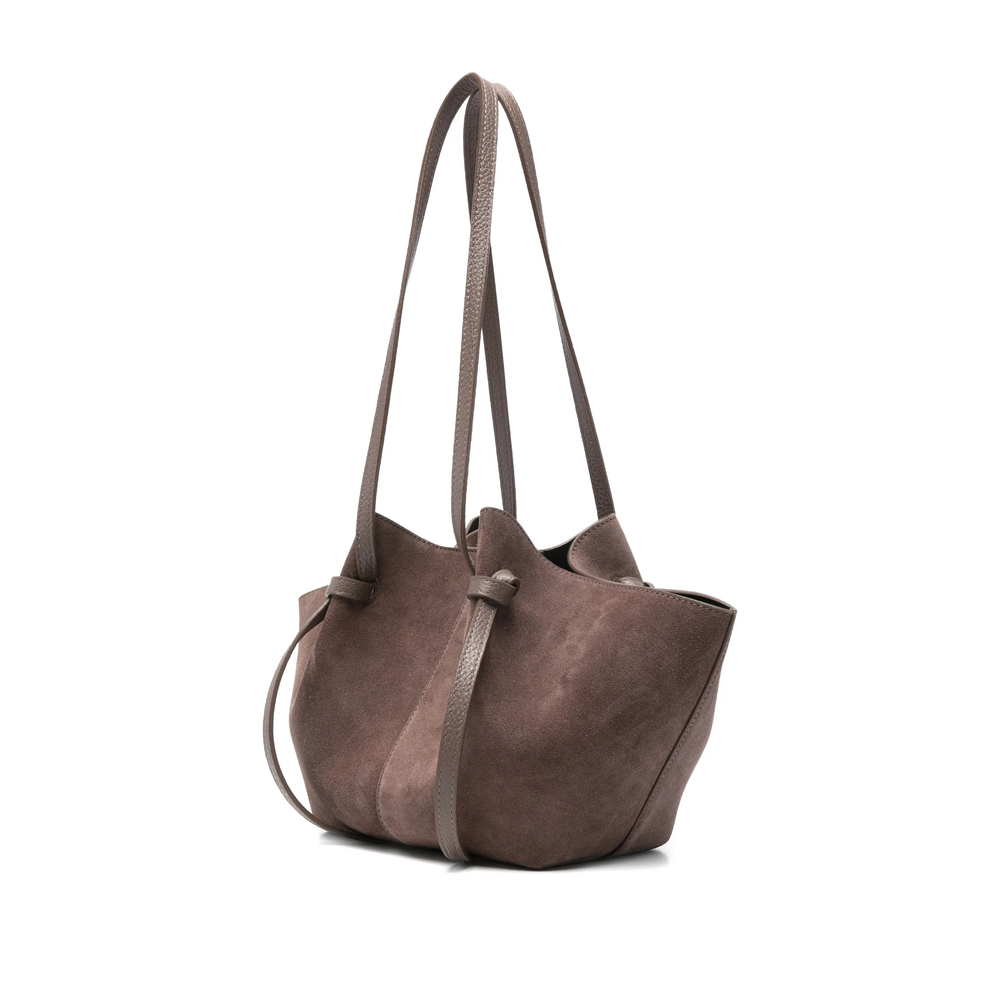 [YUZEFI] Shoulder bag FW26 MOCHI SUEDE NUTME