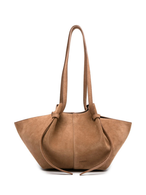 [YUZEFI] Shoulder bag FW26 MOCHI SUEDE COGNA