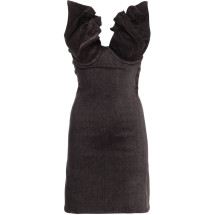 [YPROJECT] Sleeveless dress SS24 107DR002BLACKPURPLE