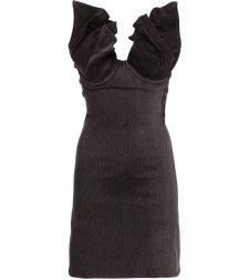 [YPROJECT] Sleeveless dress SS24 107DR002BLACKPURPLE