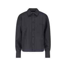 [VICTORIA BECKHAM] Shirts Long Sleeve FW26 1326WSH007474FDARK GREY MELANGE