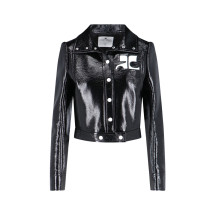 [Courreges] Leather Jacket FW26 PERCBL005VY00149999