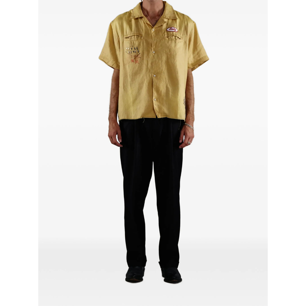 [Paly Hollywood] Shirts Short Sleeve FW26 10U003Q1010  YELLO